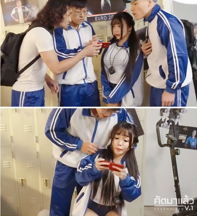 หนังโป้จีน MD-0316 ล้อเลียนดีนัก gangbang of cute girl won the game